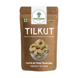 Home Tilkut traditional sweet made with roasted sesame seeds and jaggery